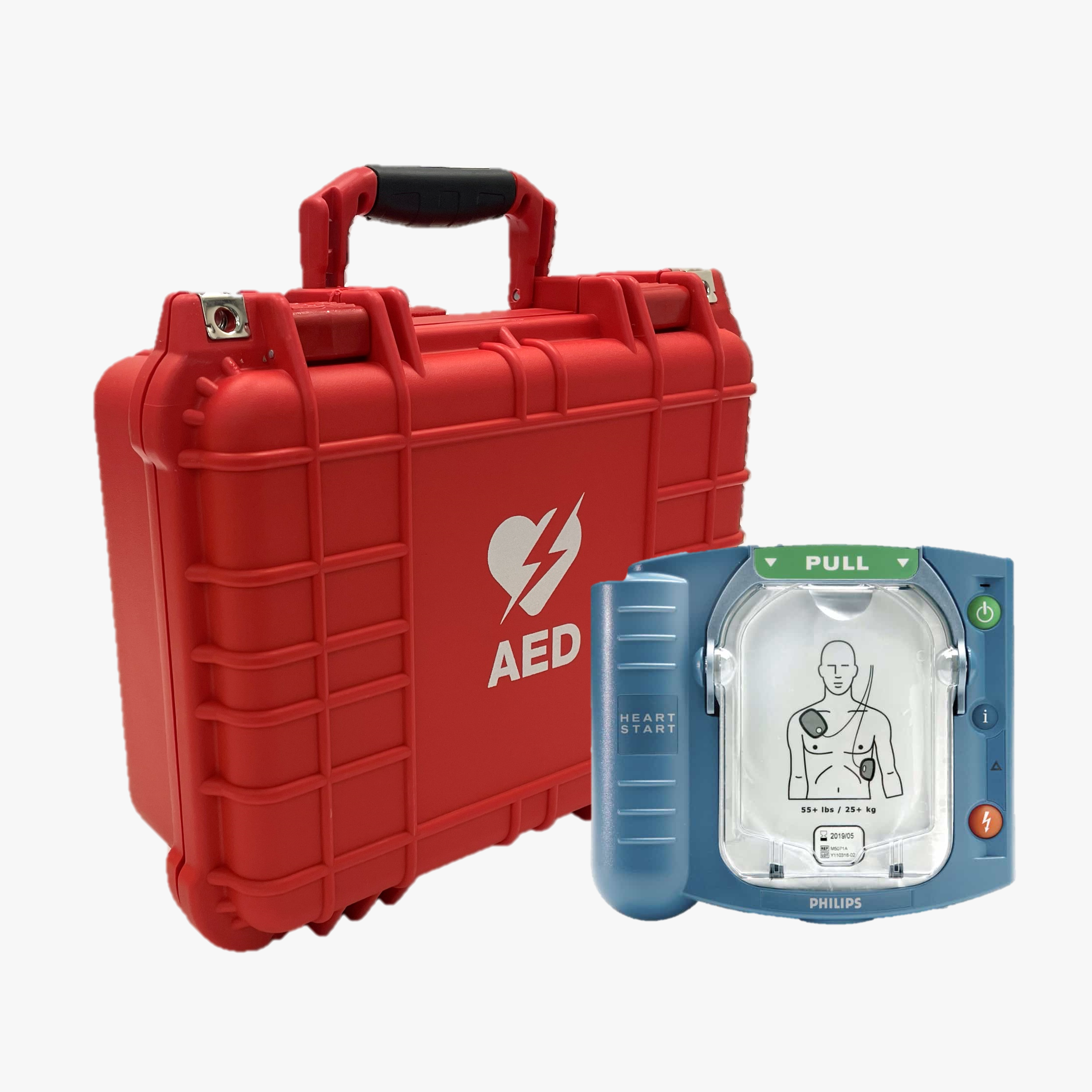 Philips HeartStart OnSite AED, Pelican Case Philips HeartStart OnSite AED, Pelican Case